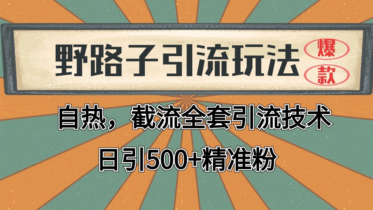 图片[1]-抖音小红书视频号全平台引流打法，全自动引流日引2000+精准客户